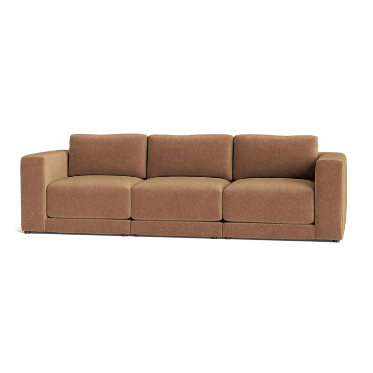 Custom Sofa Slipcover | Sienna Velour - Desert Sand