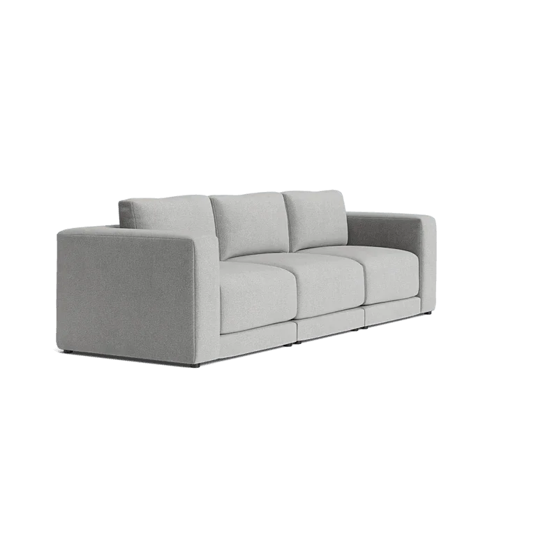 Custom Sofa Slipcover | Sienna Velour - Moonstone Veil