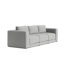 Custom Sofa Slipcover | Sienna Velour - Moonstone Veil