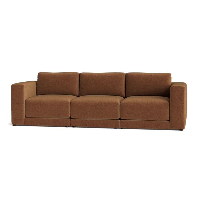 Custom Sofa Slipcover | Sienna Velour - Cocoa Truffle