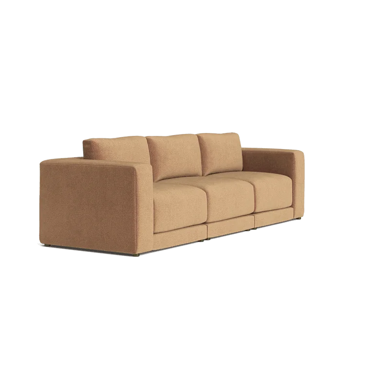 Custom Sofa Slipcover | Sienna Velour - Desert Sand