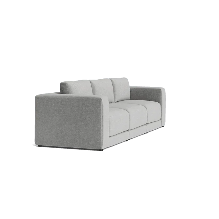 Custom Sofa Slipcover | Sienna Velour - Moonstone Veil