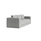 Custom Sofa Slipcover | Sienna Velour - Moonstone Veil