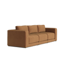 Custom Sofa Slipcover | Sienna Velour - Cocoa Truffle