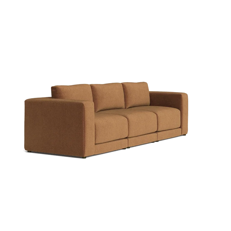 Custom Sofa Slipcover | Sienna Velour - Cocoa Truffle