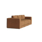 Custom Sofa Slipcover | Sienna Velour - Cocoa Truffle