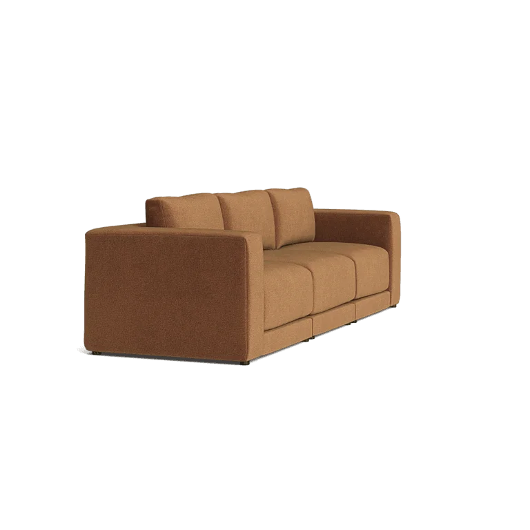 Custom Sofa Slipcover | Sienna Velour - Cocoa Truffle