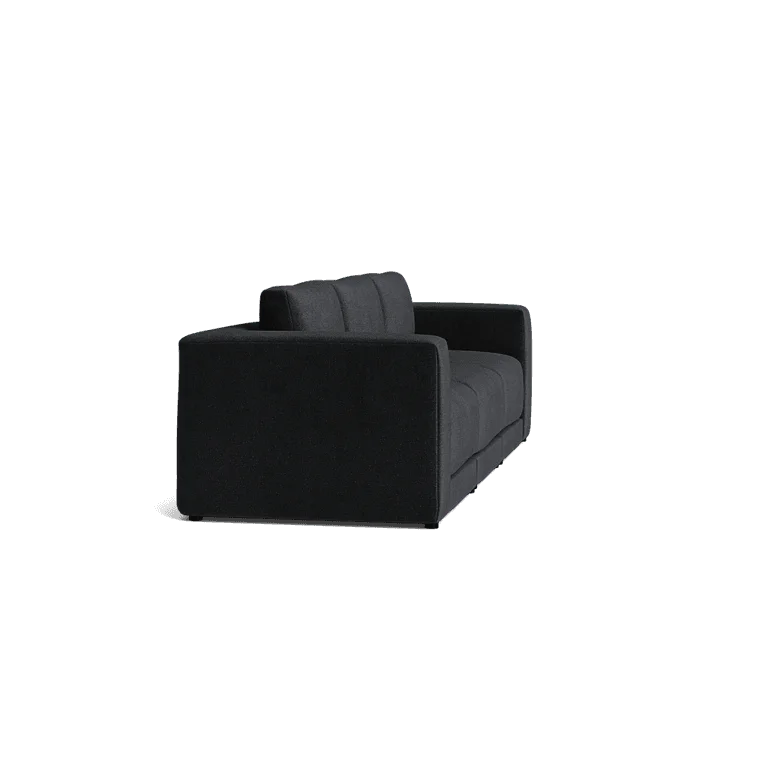 Custom Sofa Slipcover | Sienna Velour - Onyx Noir