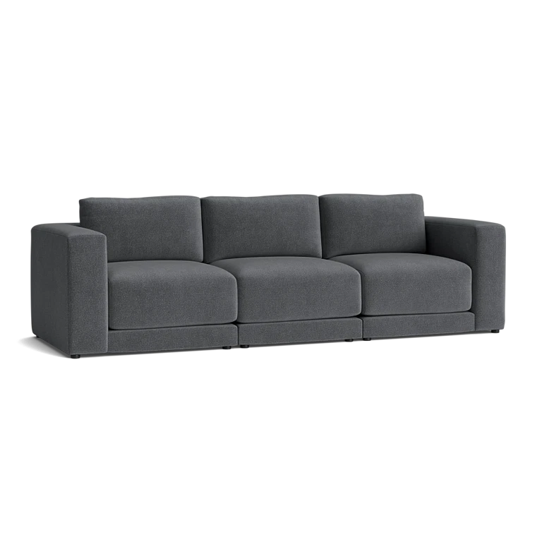 Custom Sofa Slipcover | Sienna Velour - Urban Slate