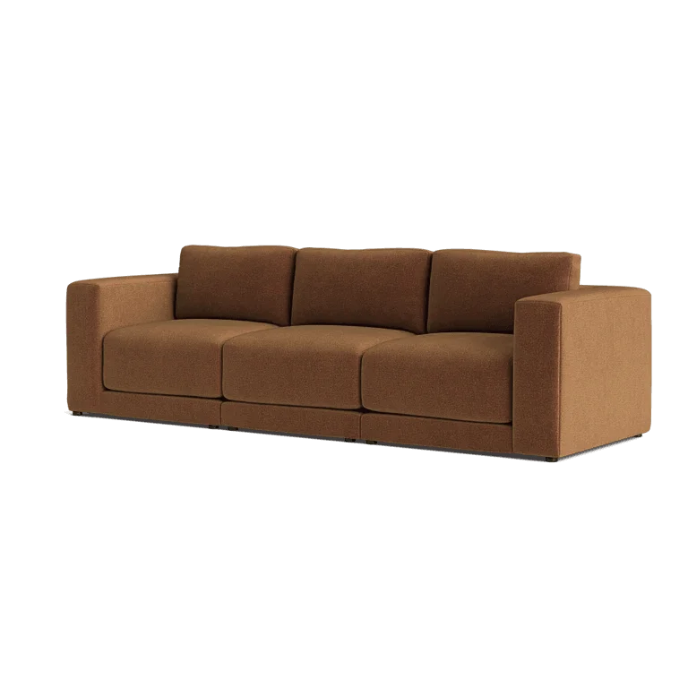 Custom Sofa Slipcover | Sienna Velour - Cocoa Truffle