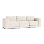 Custom Sofa Slipcover | Sienna Velour - Ivory Whisper