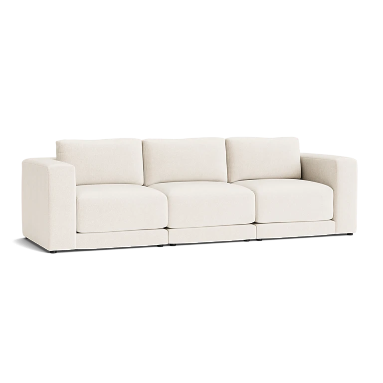 Custom Sofa Slipcover | Sienna Velour - Ivory Whisper