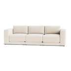 Custom Sofa Slipcover | Sienna Velour - Ivory Whisper