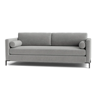 Custom Sofa Slipcover | Sienna Velour - Moonstone Veil