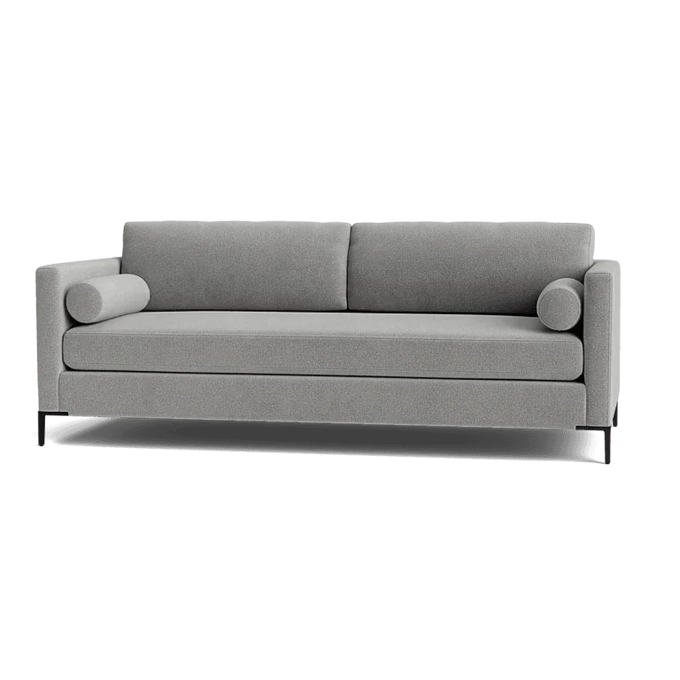 Custom Sofa Slipcover | Sienna Velour - Moonstone Veil