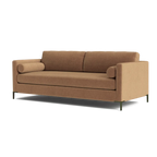 Custom Sofa Slipcover | Sienna Velour - Desert Sand