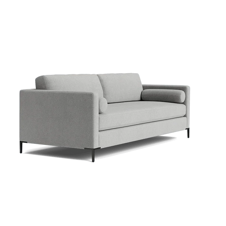 Custom Sofa Slipcover | Sienna Velour - Moonstone Veil