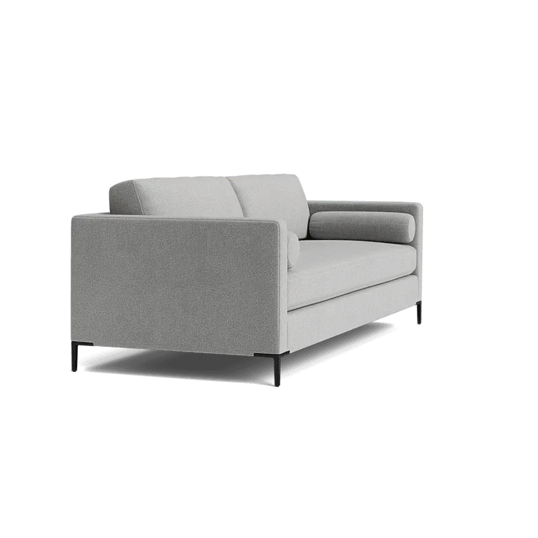 Custom Sofa Slipcover | Sienna Velour - Moonstone Veil