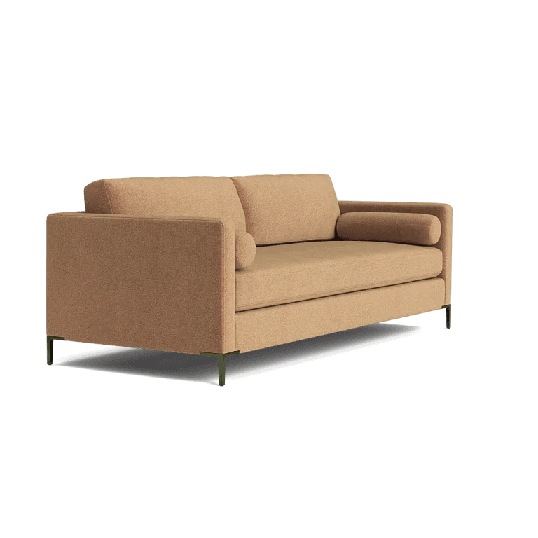 Custom Sofa Slipcover | Sienna Velour - Desert Sand