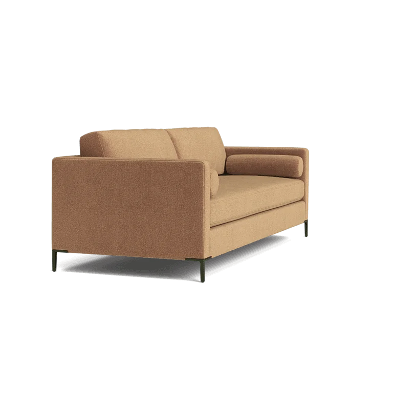 Custom Sofa Slipcover | Sienna Velour - Desert Sand