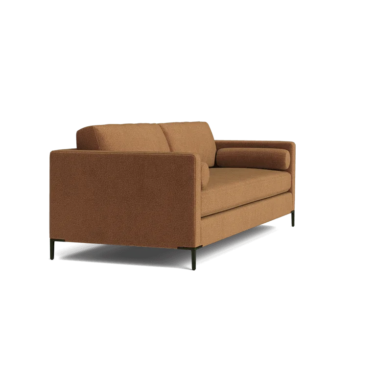 Custom Sofa Slipcover | Sienna Velour - Cocoa Truffle