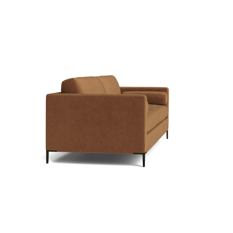 Custom Sofa Slipcover | Sienna Velour - Cocoa Truffle