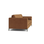 Custom Sofa Slipcover | Sienna Velour - Cocoa Truffle