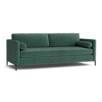 Custom Sofa Slipcover | Sienna Velour - Evergreen Manor