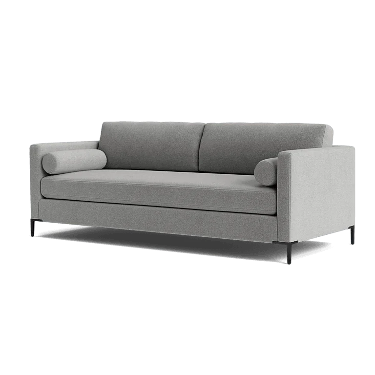 Custom Sofa Slipcover | Sienna Velour - Moonstone Veil