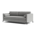 Custom Sofa Slipcover | Sienna Velour - Moonstone Veil