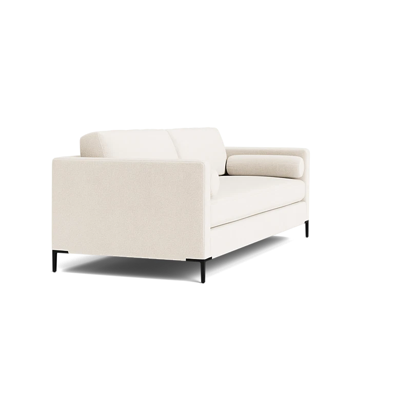 Custom Sofa Slipcover | Sienna Velour - Ivory Whisper