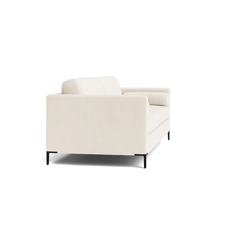 Custom Sofa Slipcover | Sienna Velour - Ivory Whisper