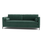 Custom Sofa Slipcover | Sienna Velour - Evergreen Manor