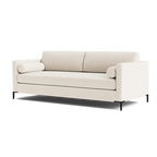 Custom Sofa Slipcover | Sienna Velour - Ivory Whisper