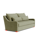 Custom Sofa Slipcover | Sienna Velour - Fieldstone Olive