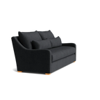 Custom Sofa Slipcover | Sienna Velour - Onyx Noir