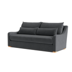 Custom Sofa Slipcover | Sienna Velour - Urban Slate