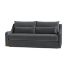 Custom Sofa Slipcover | Sienna Velour - Urban Slate