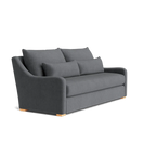 Custom Sofa Slipcover | Sienna Velour - Urban Slate