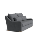 Custom Sofa Slipcover | Sienna Velour - Urban Slate