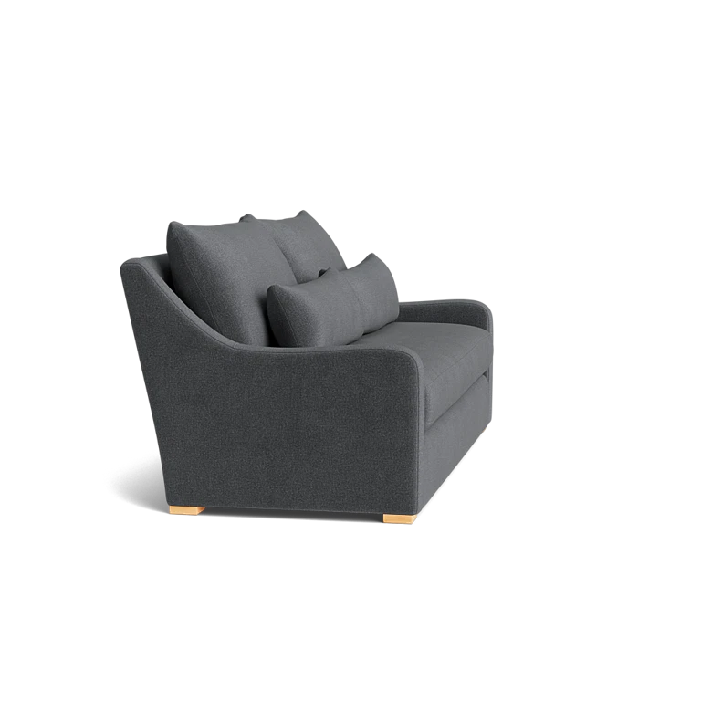 Custom Sofa Slipcover | Sienna Velour - Urban Slate