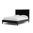 Obsidian Noir | Bed Frame + Headboard Cover