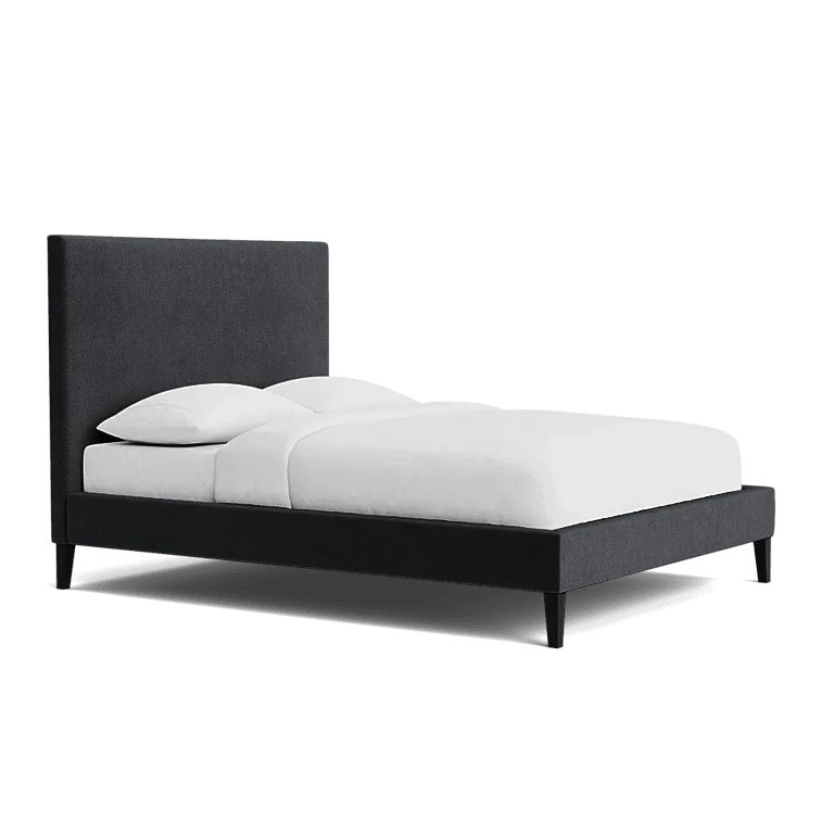 Obsidian Noir | Bed Frame + Headboard Cover