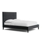 Obsidian Noir | Bed Frame + Headboard Cover