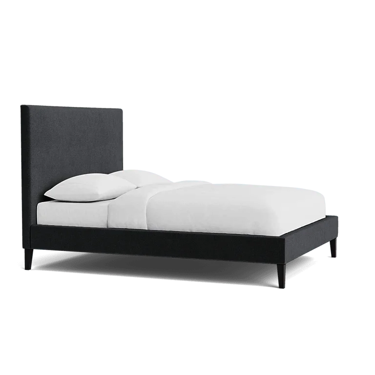 Obsidian Noir | Bed Frame + Headboard Cover