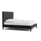 Obsidian Noir | Bed Frame + Headboard Cover