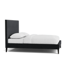 Obsidian Noir | Bed Frame + Headboard Cover