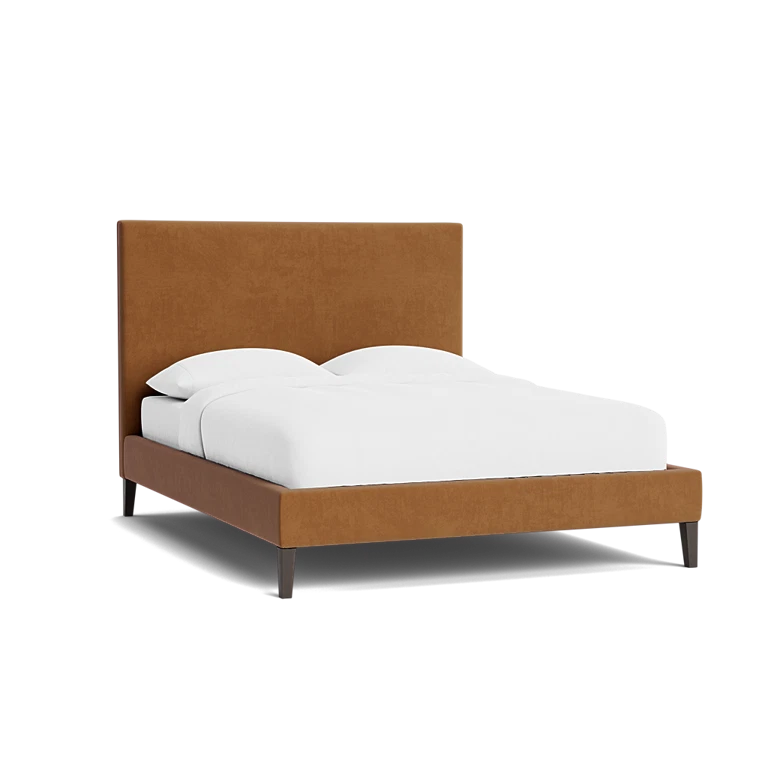 Spiced Chestnut | Bed Frame + Headboard Cover