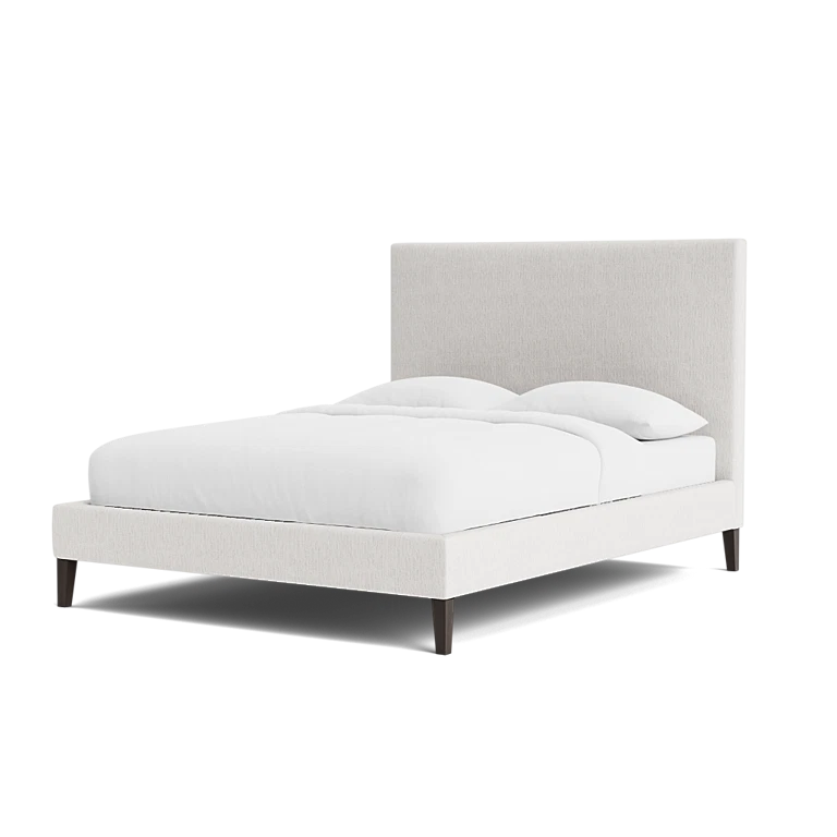 Alabaster Veil | Bed Frame + Headboard Cover