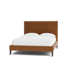 Spiced Chestnut | Bed Frame + Headboard Cover